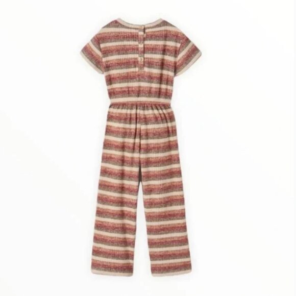 Zara Kids Soft Touch Rib Jumpsuit in STRIPED (10) - Picture 2 of 2
